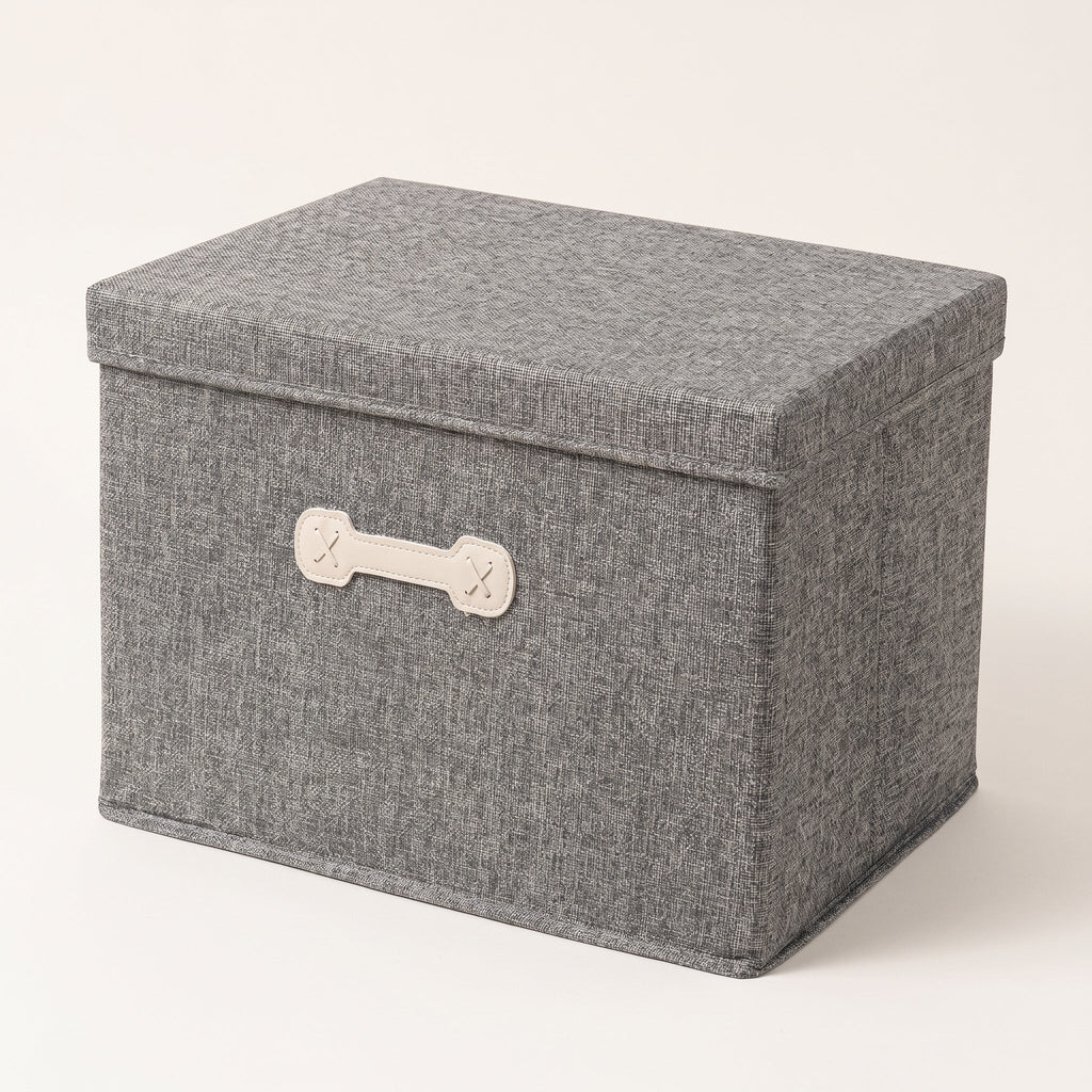 SOGA (46x36x28cm) Grey 45L Fabric Storage Box Organizer