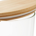 Large Glass Storage Jar with Bamboo Lid 1.6L
