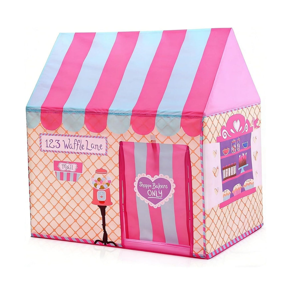 Kids Ice Cream Bakery Play Tent Pink Pop Up Playhouse