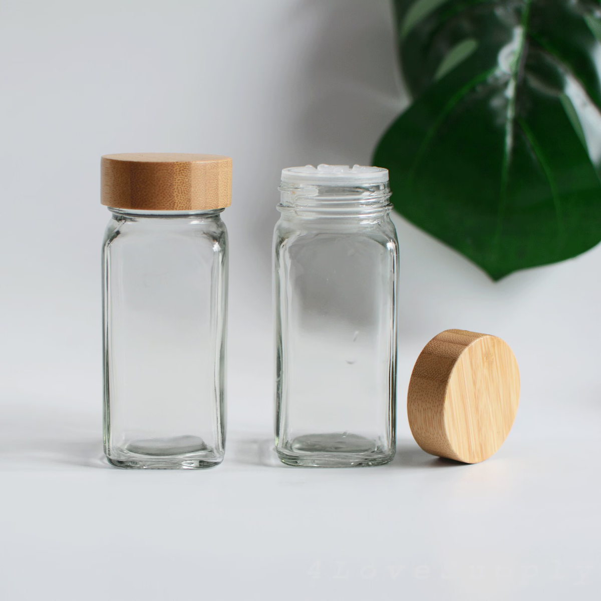 Bamboo Shaker Spice Jar – 120 ml