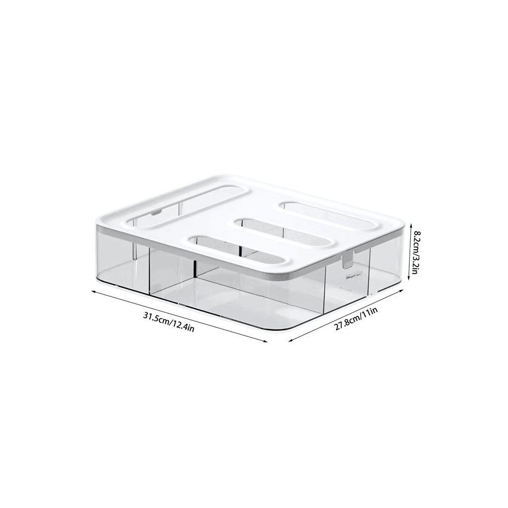 Acrylic Sandwich Bag Organiser – 4 Slot Dispenser