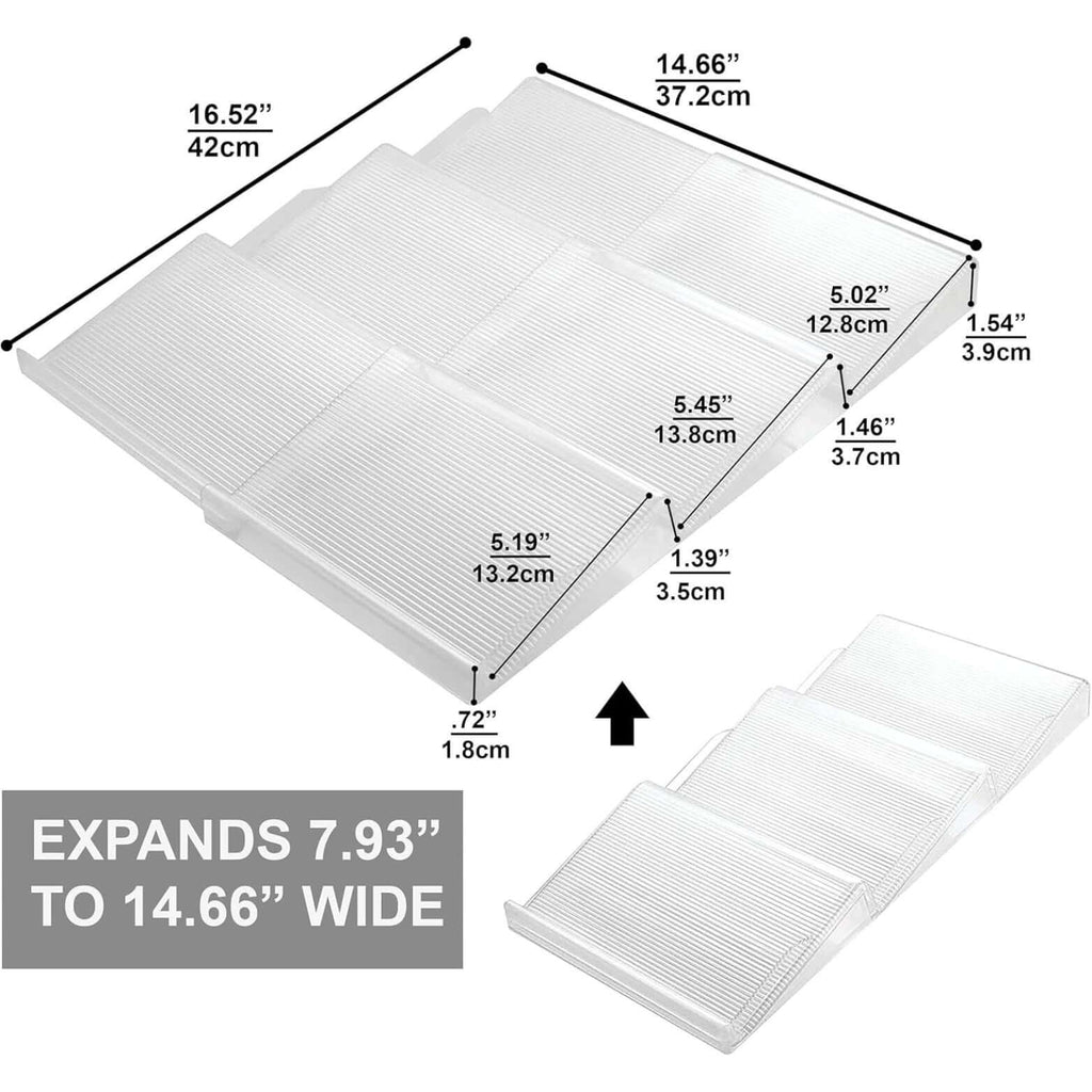 Expandable In-Drawer Spice Rack
