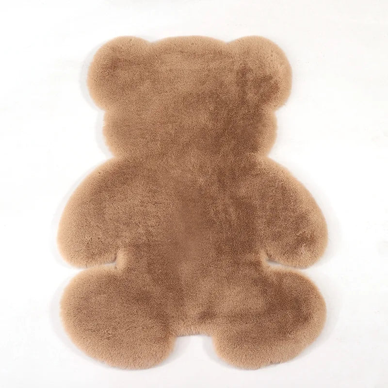 Luxurious Bear Rug Super Soft Carpet - Brown, 120x160cm