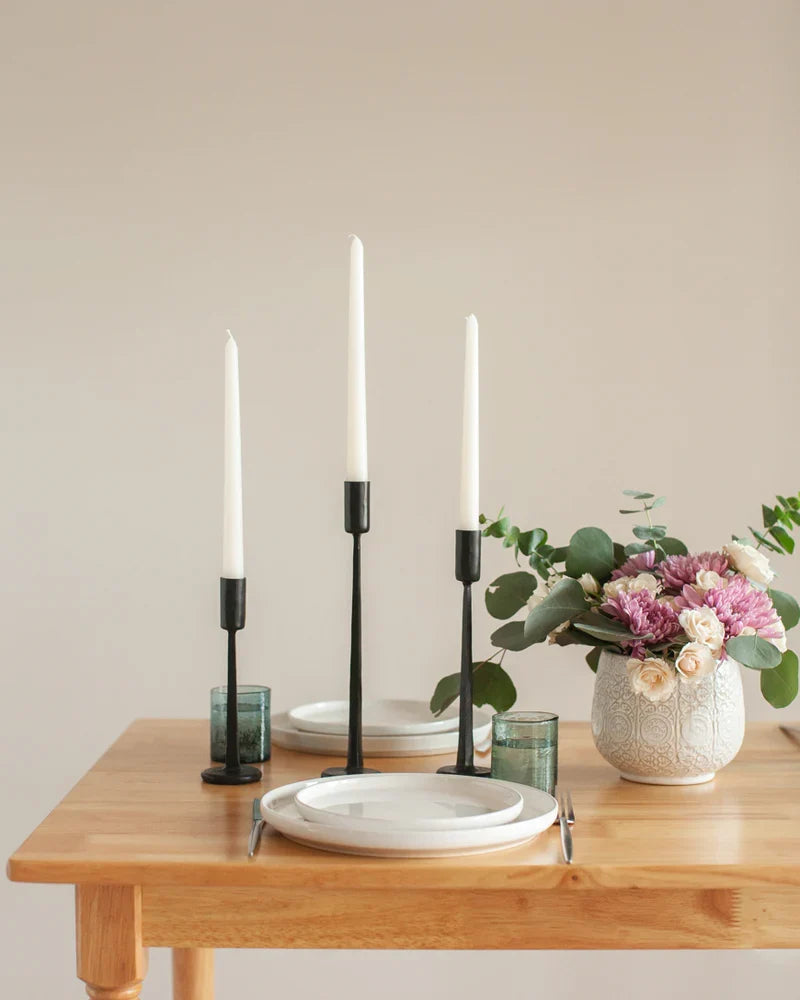 Dante Hand Forged Iron Candlestands