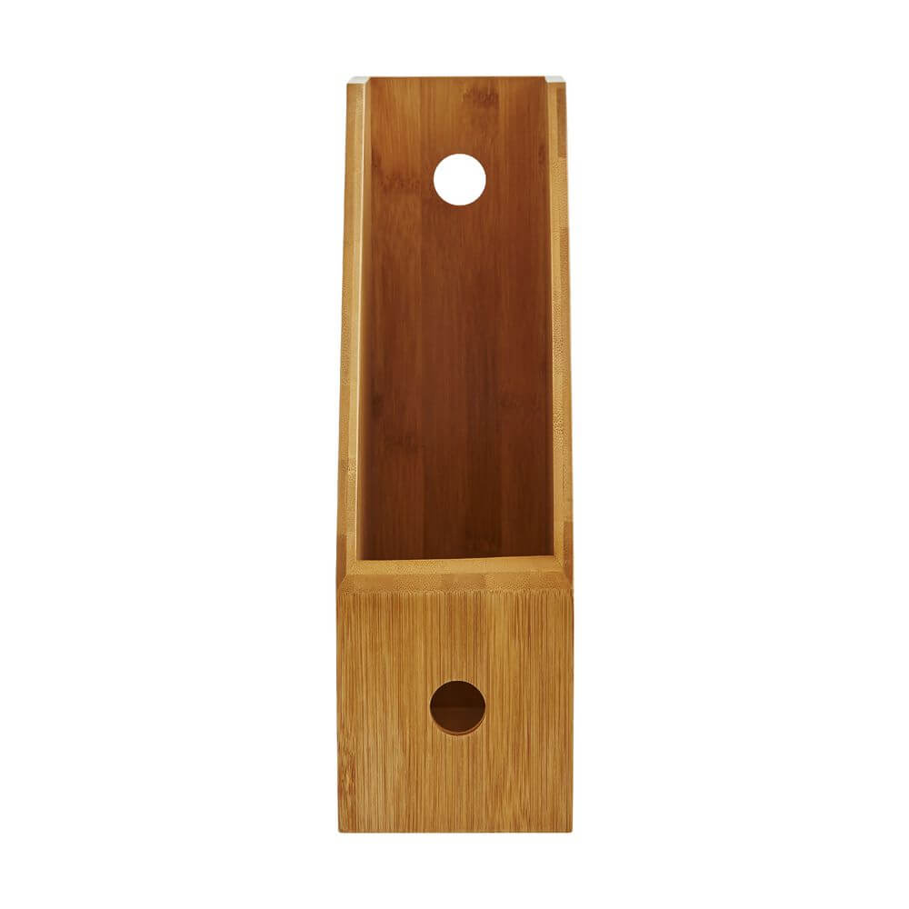 Bamboo Magazine Holder for Home & Office Storage
