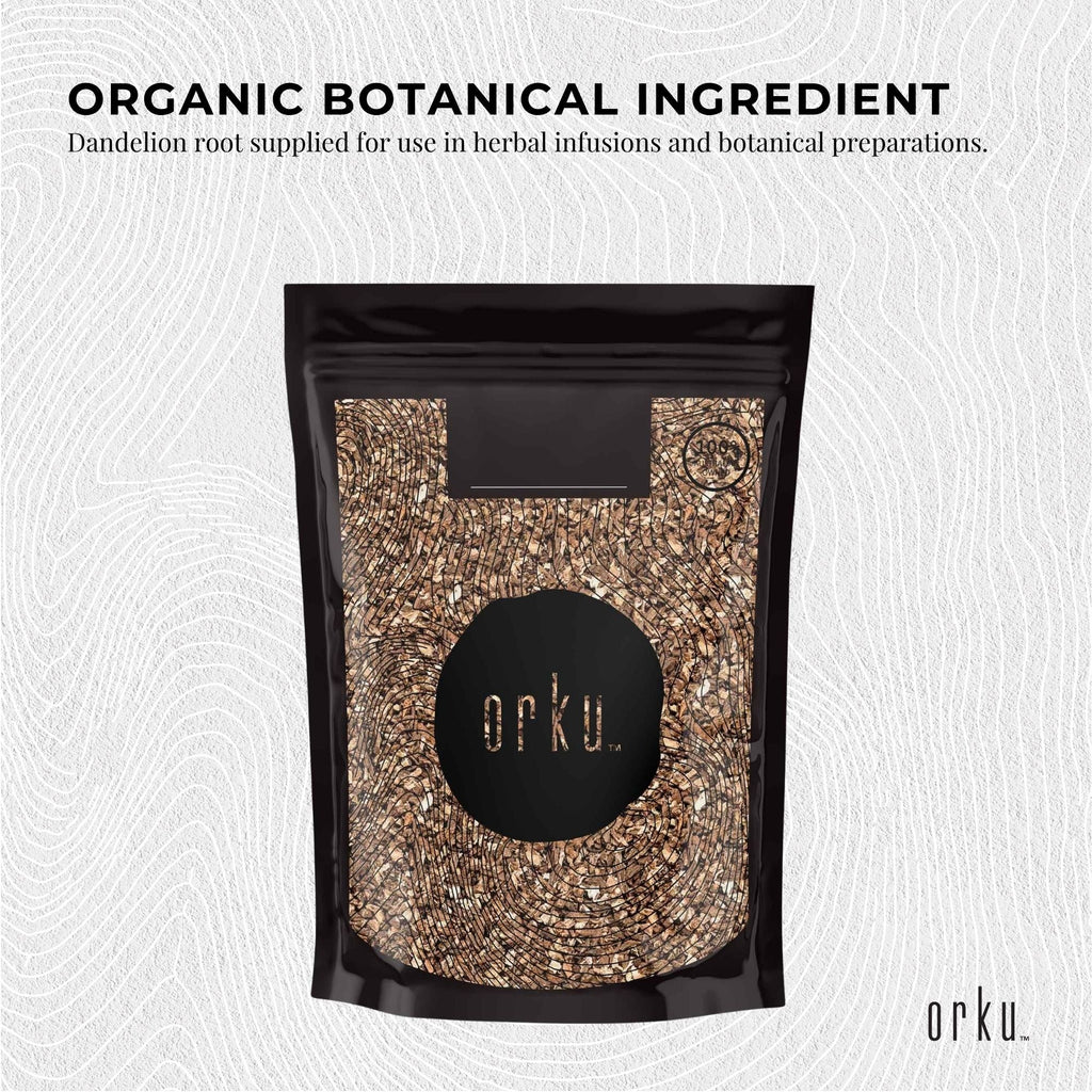 Orku Organic Dandelion Root - Dried Raw Herbal Tea