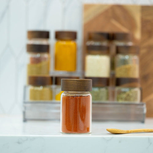 Acacia Screw On Spice Glass Jar - 250ml