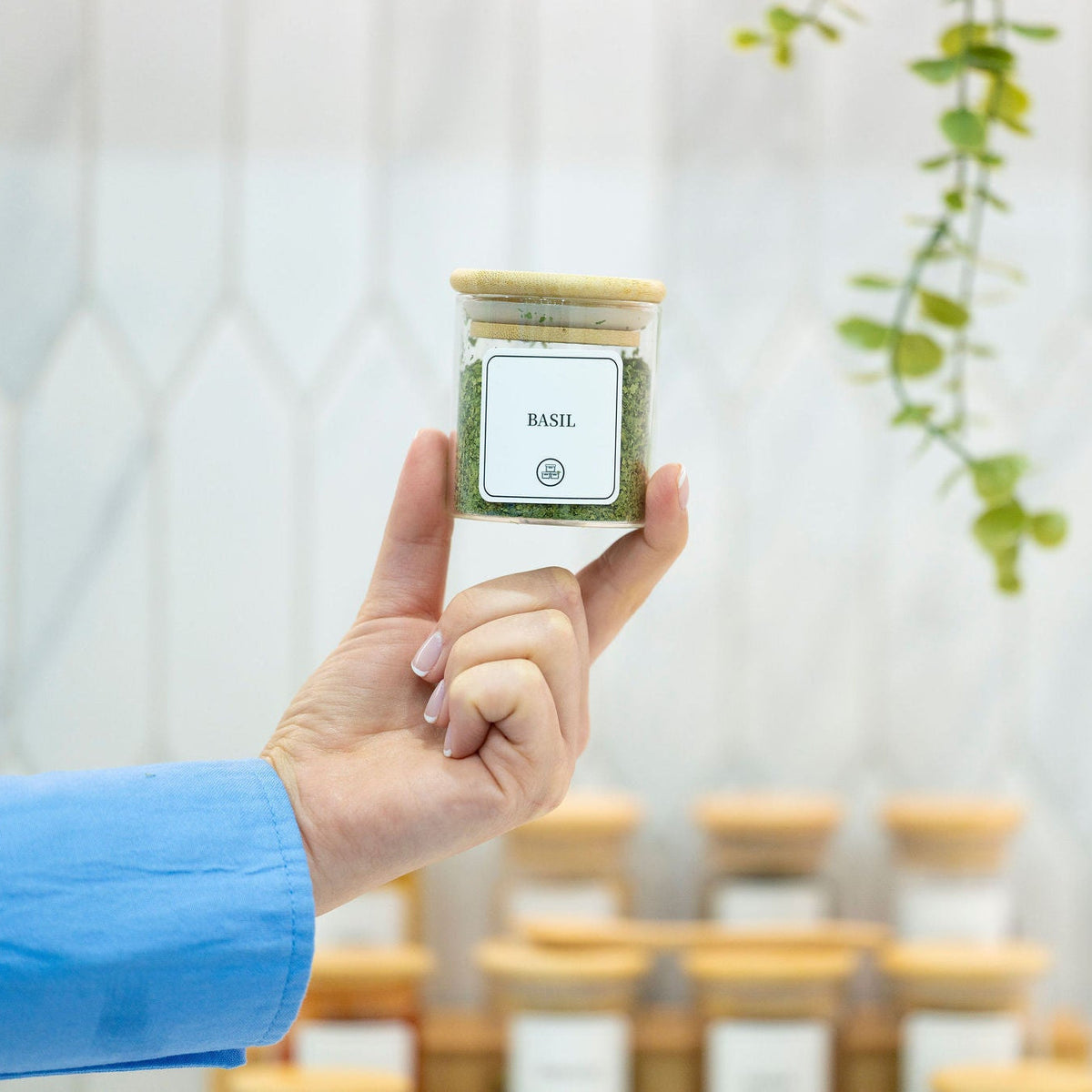 Spice Jar with Bamboo Lid - 120ml