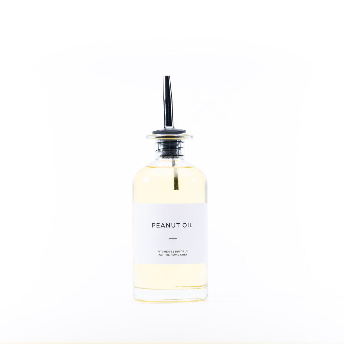 Round Glass Oil & Vinegar Bottle – 500ml Dispenser