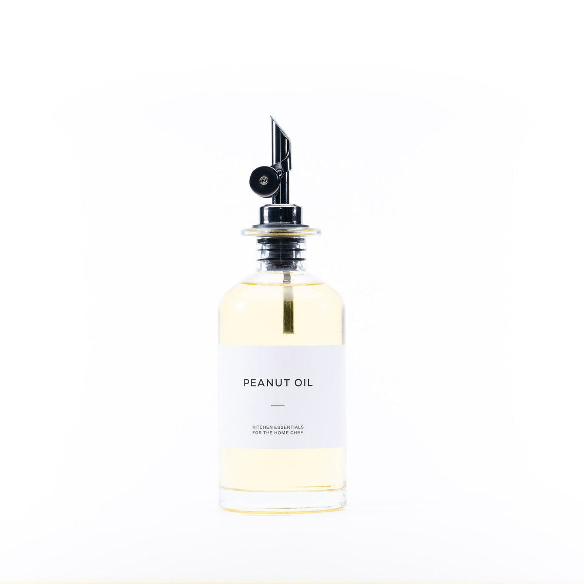 Round Glass Oil & Vinegar Bottle – 500ml Dispenser