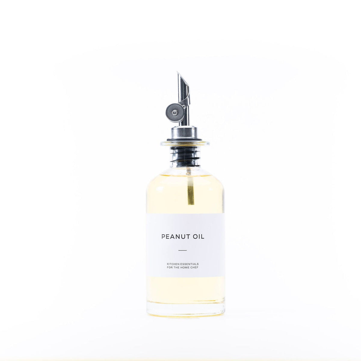 Round Glass Oil & Vinegar Bottle – 500ml Dispenser