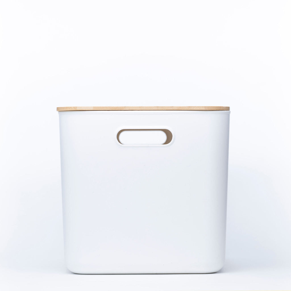 Plastic & Bamboo Storage Containers – Multi-Purpose Organisers