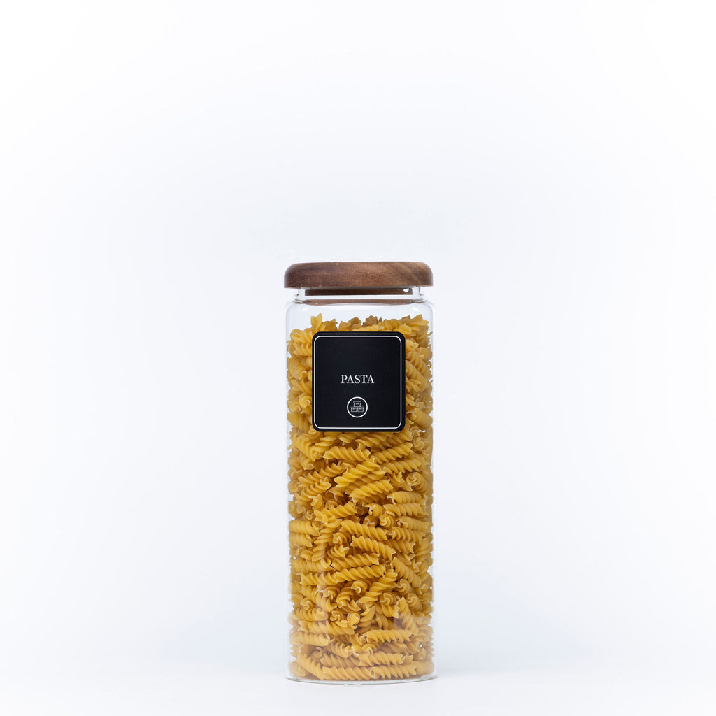 Acacia Airtight Round Glass Jar - 1500ml