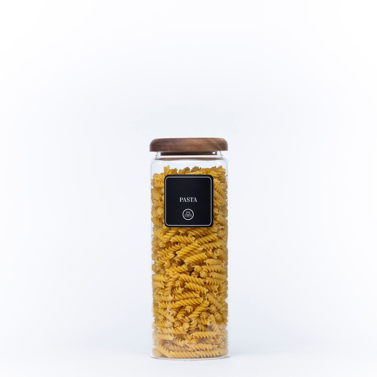 Acacia Airtight Round Glass Jar - 1500ml