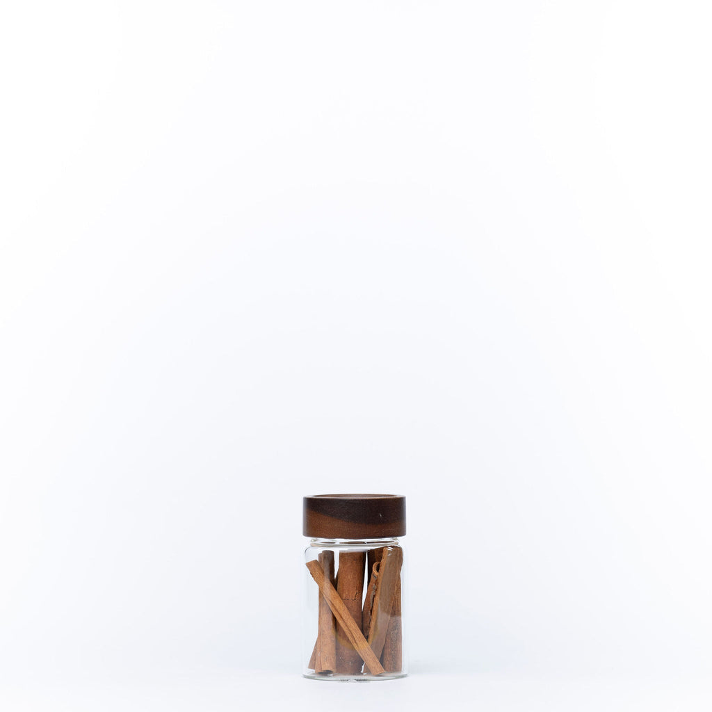 Acacia Screw On Spice Glass Jar - 250ml