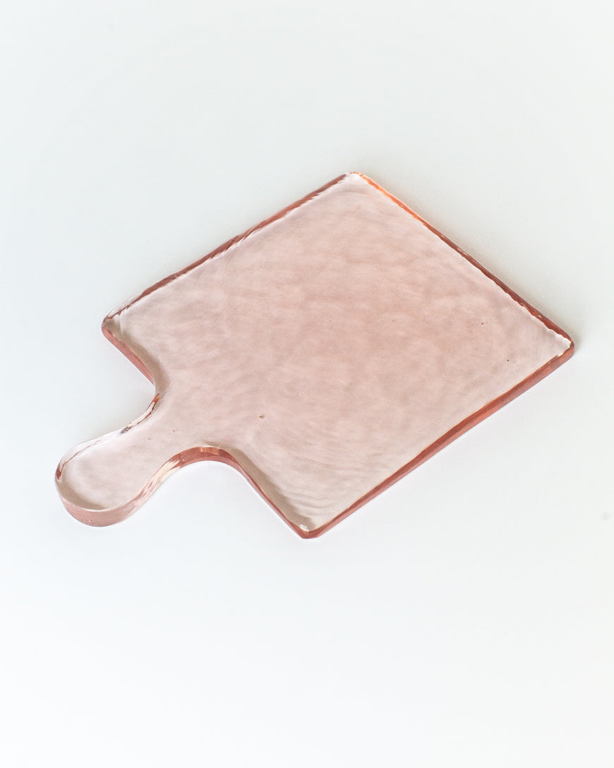Hammered Glass Square Serving Board
