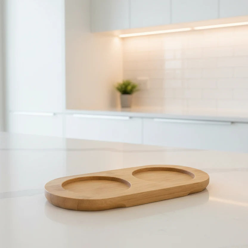 Bamboo Tray for Round Bottles – 500 ml