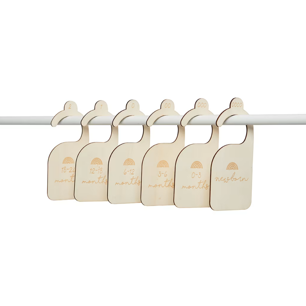 6 Pack Wardrobe Dividers – Natural Plywood