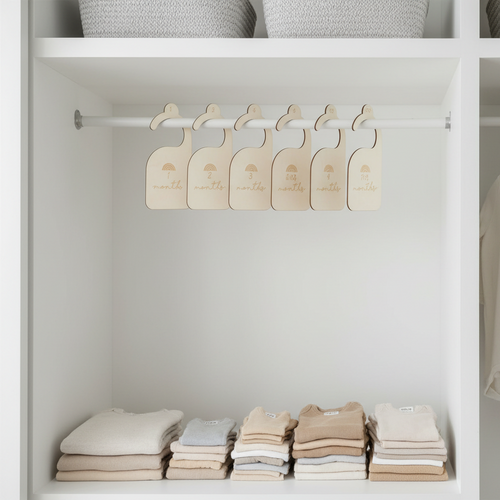 6 Pack Wardrobe Dividers – Natural Plywood